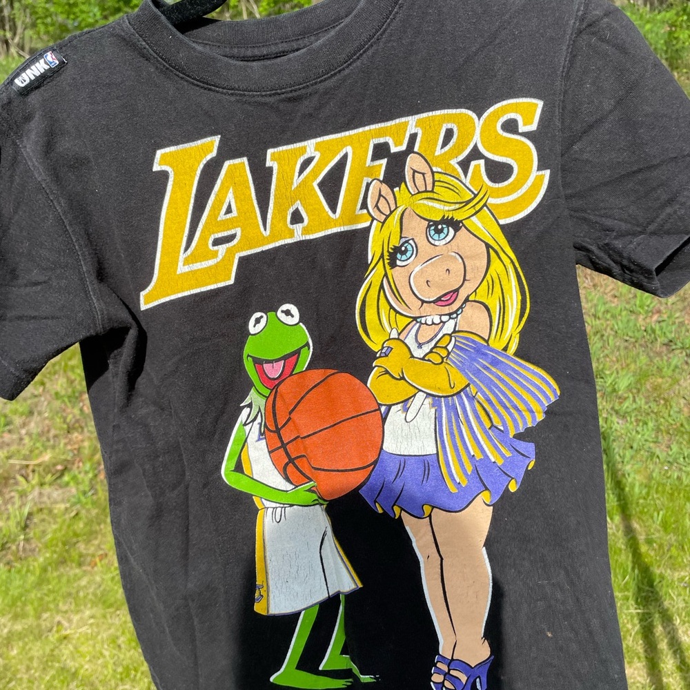 Unk NBA certified Vintage Lakers Muppets Graphic Tshirt